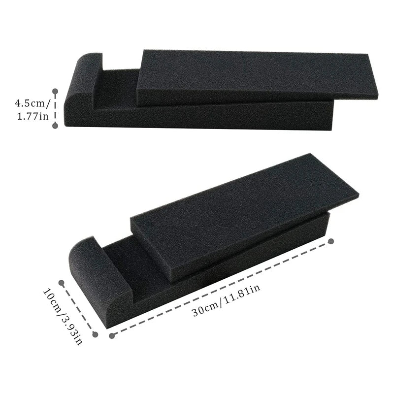 isolation_pad Studio Monitor Isolation Pads (30cm x 10cm, 2 pcs) Silencemaster