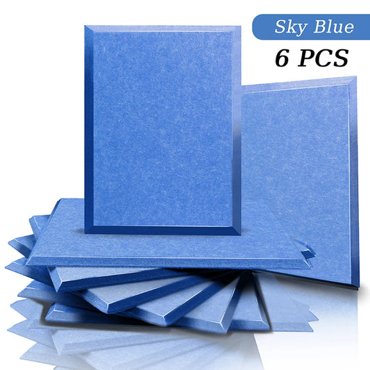 acoustic_panel wall_treatment Multicolor Acoustic Panels - Sky Blue(6ps) Silencemaster