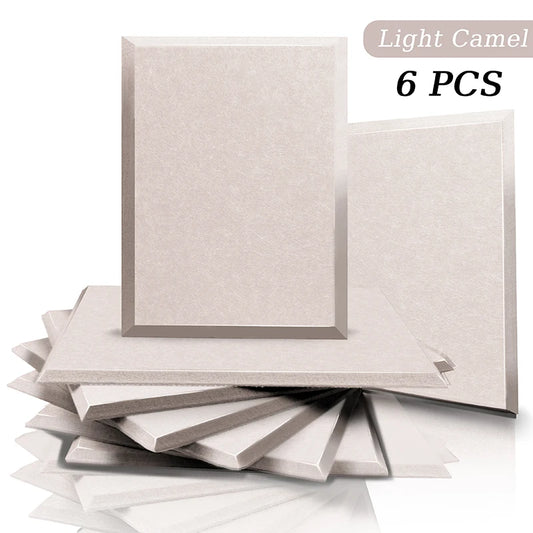 acoustic_panel wall_treatment Multicolor Acoustic Panels - Light Camel (6ps) Silencemaster