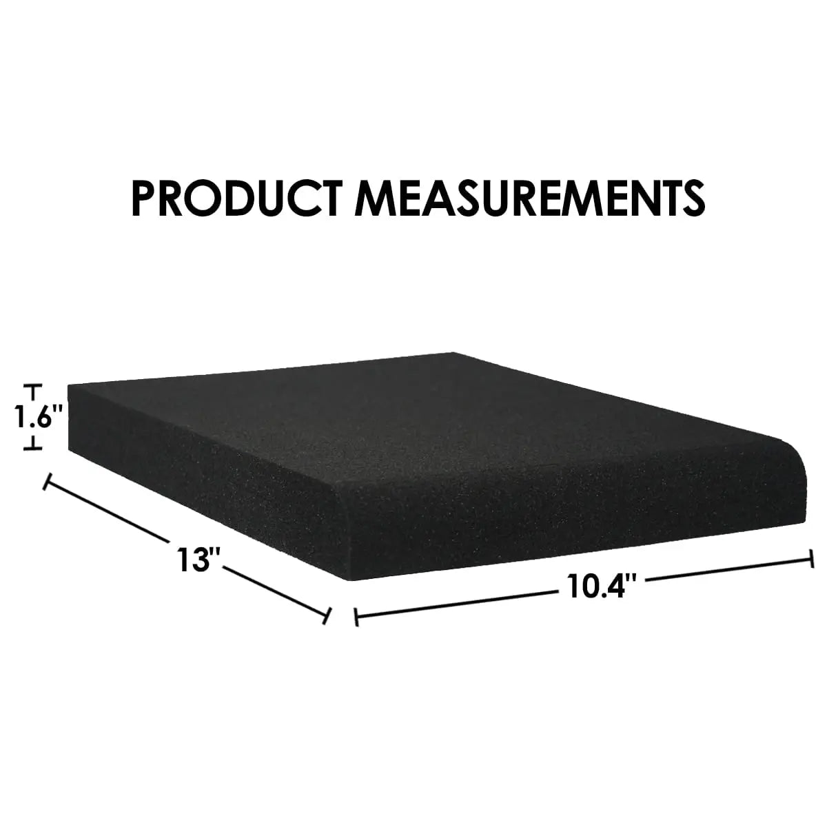 isolation_pad Studio Monitor Isolation Pads (33cm x 27cm, 2 pcs) Silencemaster