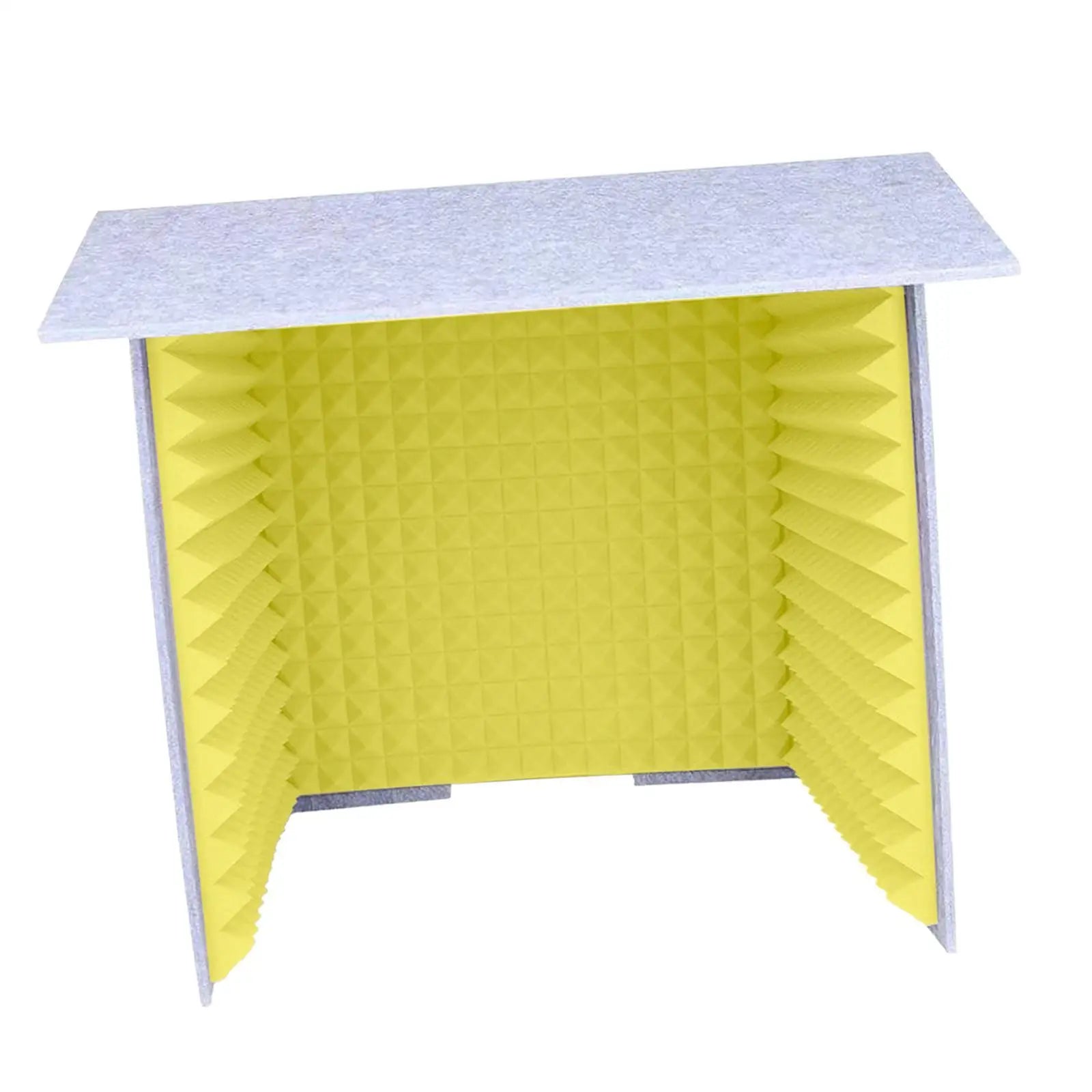 acoustic_foam Portable soundproof cubicles for Offices, Recording and Podcasts - Yellow Silencemaster