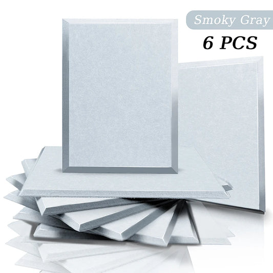 acoustic_panel wall_treatment Multicolor Acoustic Panels - Smoky Gray (6ps) Silencemaster