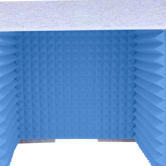 acoustic_foam Portable soundproof cubicles for Offices, Recording and Podcasts - Blue Silencemaster