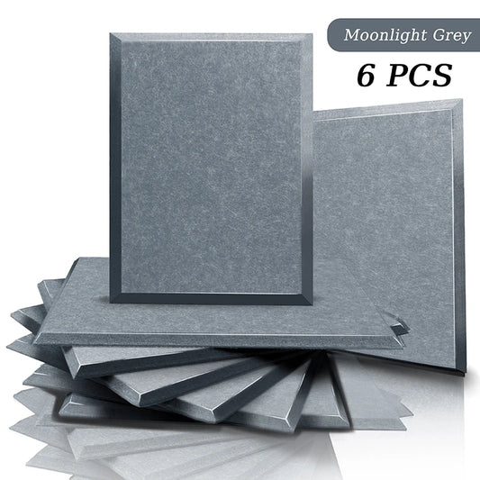 acoustic_panel wall_treatment Multicolor Acoustic Panels - Moonlight gray (6ps) Silencemaster