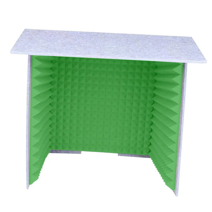 acoustic_foam Portable soundproof cubicles for Offices, Recording and Podcasts - Green Silencemaster