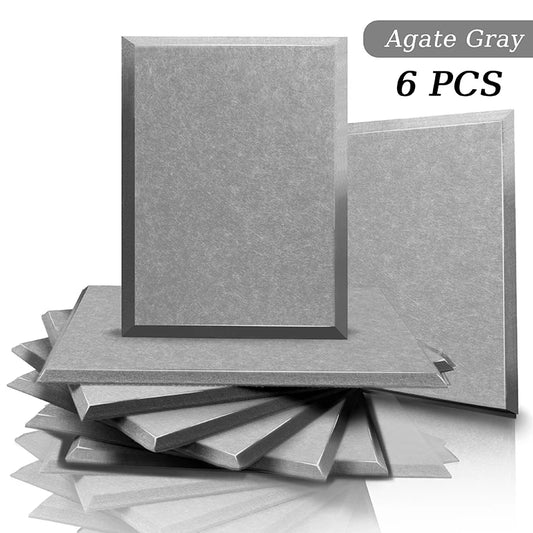 acoustic_panel wall_treatment Multicolor Acoustic Panels - Agate Gray (6ps) Silencemaster