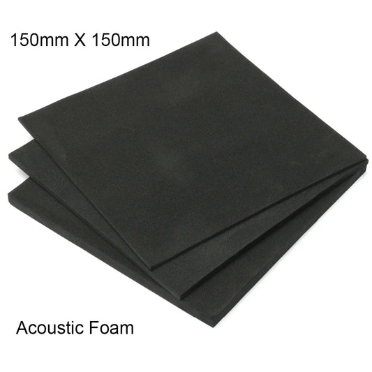 acoustic_panel floor_treatment Black acoustic wall panels 10mm (150x150mm) Silencemaster