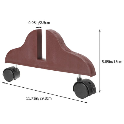 stand Movable Acoustic Divider Stands (2pcs) - Light Brown Silencemaster