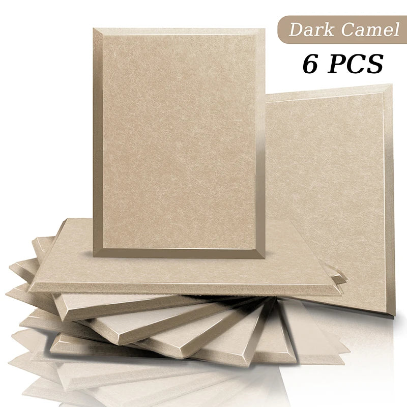 acoustic_panel wall_treatment Multicolor Acoustic Panels - Dark Camel (6ps) Silencemaster