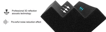 acoustic_foam bass_trap floor_treatment wall_treatment Acoustic Foam Bass Trap Foam (12/24 Pcs) Silencemaster