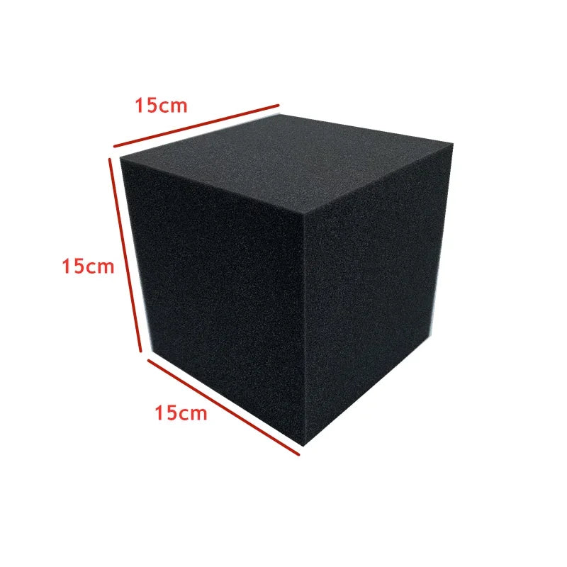 acoustic_foam bass_trap floor_treatment wall_treatment Acoustic Bass Trap Foam Set (3 Bass Traps + 1 Cube) Silencemaster